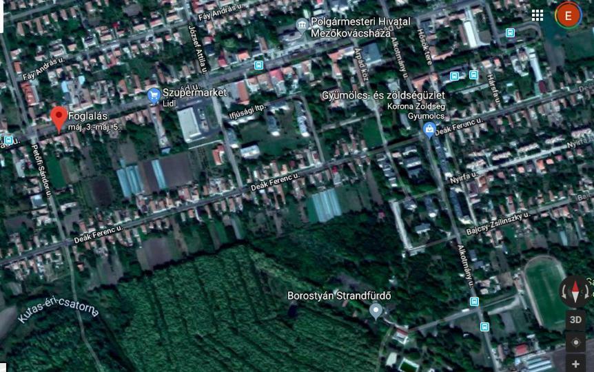 Harsfak Villa Mezokovacshaza Buitenkant foto